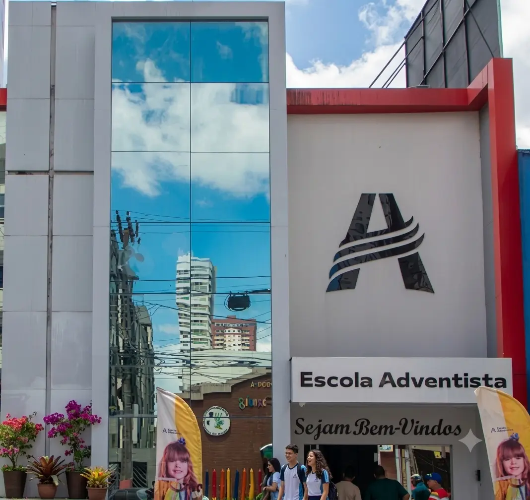 Fachada da Escola Adventista do Centro Nipônico em Belém